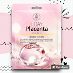 Med B. Тканевая маска с экстрактом фитоплаценты, 1 Day Placenta Mask Pack, 27 мл