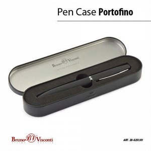 Ручка подарочная шариковая BRUNO VISCONTI "Portofino", корпус черный, 1 мм, футляр, синяя, 20-0251-01/01