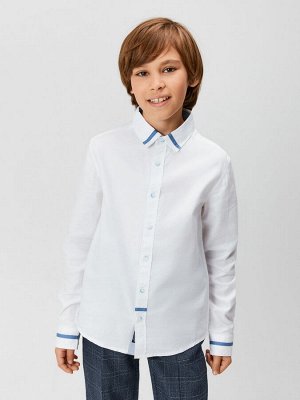 Сорочка верхняя детская для мальчиков Shoppert1 белый