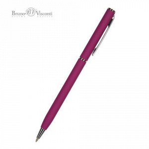 Ручка шариковая BRUNO VISCONTI "Palermo", бордовый металлический корпус, 0,7 мм, синяя, 20-0250/04