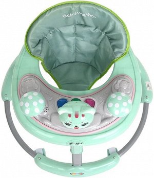 Ходунки Bambola Котенок круглые Green/Зеленый
