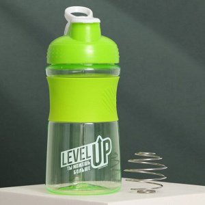 Шейкер спортивный для коктейлей и протеина Level UP, 500 мл