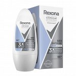 Антиперспирант шариковый Rexona Clinical Protection Гипоаллергенный Без запаха