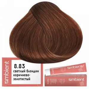 Tefia Ambient Краска для волос 8.83 Светлый блондин коричнево золотистый пермаментная Тефия 60 мл