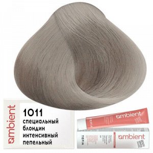 Tefia Краска для волос 1011 Специальный блондин интенсивный пепельный перманентная Tefia Ambient 60 мл Тефия