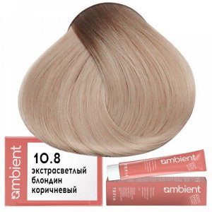 Tefia Ambient Краска для волос 10.8 Экстра светлый блондин коричневый пермаментная Тефия 60 мл