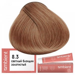 Tefia Ambient Краска для волос 8.3 Светлый блондин золотистый пермаментная Тефия 60 мл