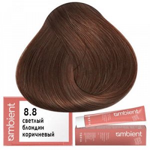 Tefia Ambient Краска для волос 8.8 Светлый блондин коричневый пермаментная Тефия 60 мл