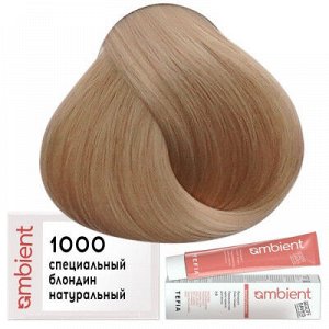 Tefia Краска для волос 1000 Специальный блондин натуральный перманентная Tefia Ambient 60 мл Тефия
