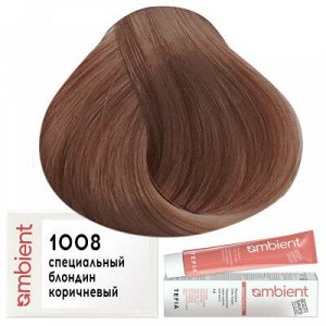 Tefia Краска для волос 1008 Специальный блондин коричневый перманентная Tefia Ambient 60 мл Тефия