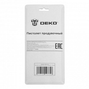Пистолет продувочный DEKO DKDG02, носик 100 мм