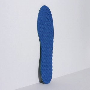 Стельки для обуви, универсальные, массажные, 41-46 р-р, 25-28 см, пара, цвет синий
