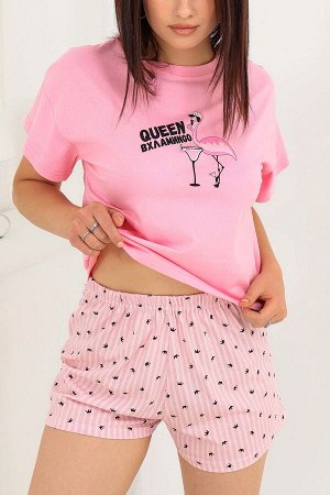 Пижама Вхламиngo (футболка+шорты)