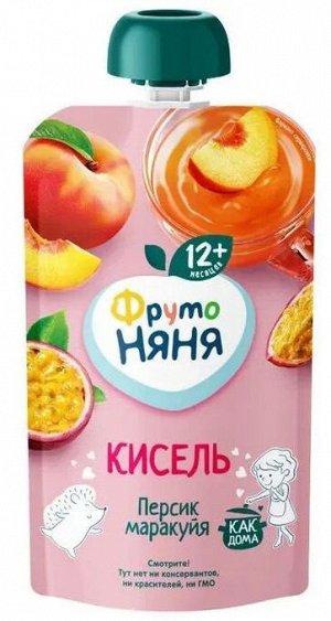 ФРУТОНЯНЯ Кисель 130г персик-маракуйя