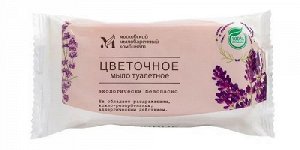 Мыло туалетное 100 гр. "Цветочное" в цветной обертке флоупак марки Ординарное