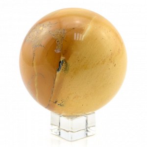 Сувенирный шар из яшмы мукаит, диаметр 76мм
