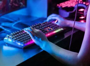 Игровая клавиатура + мышь Hoco Colorful Lighting Gaming Set "Русская версия"