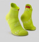 Носки спортивные компрессионные мужские, цвет желтый, короткие