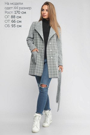 (519) Женское Пальто Бриджит Серый
