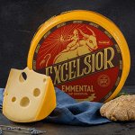 Сыр Emmental 45% ТМ Excelsior (Семикаракорский СЗ),коробка 2*8