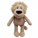 Игрушка Tufflove для собак Лев 20 см бежевый