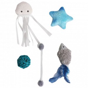 Игрушка Petpark для кошек Космический сет с кошачьей мятой (5 шт в комплекте)