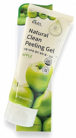 Пилинг-скатка Ekēl Natural Clean Peeling Gel Apple экстракт яблока, туба 180мл,