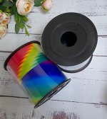 Лента упаковочная ярко-радужный 225м, 1 БОБИНА