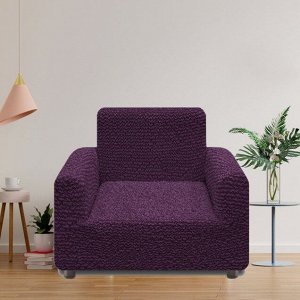 Чехол для кресла Eleanor цвет: фиолетовый (80 см)