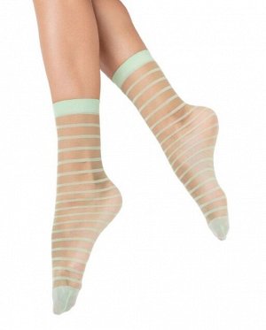 MINIMI Фантазийные эластичные, цветные носки с рисунком в полоску