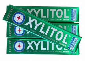 Резинка жевательная Xylitol мятный лайм, Lotte, 21г