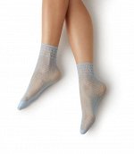 Фантазийные носки в сетку с рисунком &quot;горошек&quot;