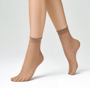 MINIMI Фантазийные эластичные носочки с рисунком «горошек»