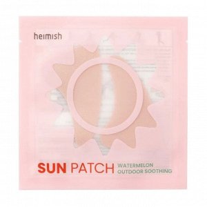 Охлаждающие солнцезащитные патчи Heimish Watermelon Outdoor Soothing Sun Patch, 1 пара