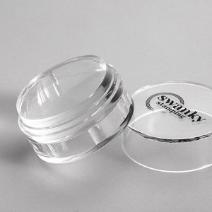 Штамп для стемпинга SWANKY STAMPING прозрачный круглый (диаметр 4,0cm)