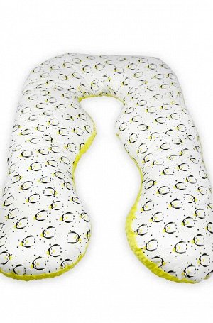 Подушка для беременных АНАТОМИЧЕСКАЯ AmaroBaby 340х72 (Пингвины)