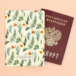 Обложка для паспорта «Цветы», ПВХ. 9568798