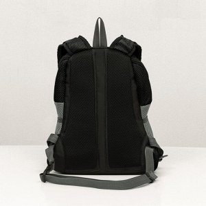 Рюкзак-переноска для животных, максимальный вес 10 кг, 30 х 16 х 34 см, чёрный