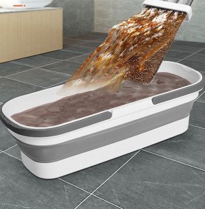 Складное ведро для уборки на колесах / 57 x 25,5 x 18,5 см