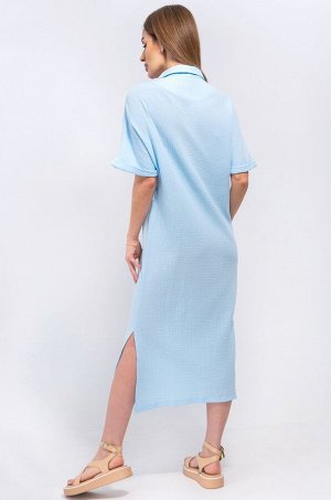 Женское платье-рубашка из муслина