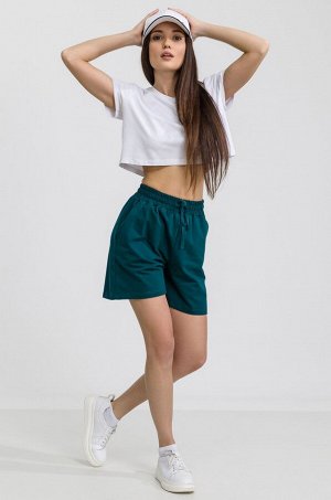 Женские удлиненные шорты из футера Happyfox