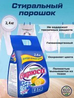 Стиральный порошок БИРЮСА Универсал 2,4кг П/э (3 в 1 Руч+автомат)