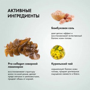 Натура Сиберика, Natura Siberica daily detox шампунь для жирных волос 400мл EXPS