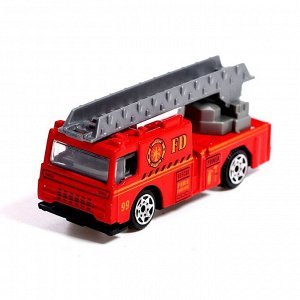 Машина металлическая «Пожарные», набор 10 шт.