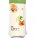 Банка, 1,1 л, для сыпучих продуктов, пластик, фисташка, SUGAR&amp;SPICE Honey