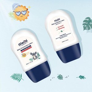 Aiwibi Baby Sunscreen лосьон для тела детский увлажняющий солнцезащитный SPF-30 алое вера туба 50гр.