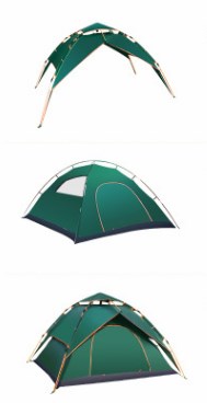 Палатка туристическая цвет: ЗЕЛЕНЫЙ