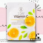 Med B. Тканевая маска с витамином С, 1 Day Vitamin C Mask Pack, 27 мл