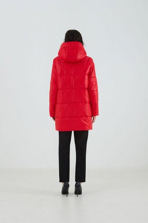 Пальто Рост: 170 Состав: 100% полиэстер Комплектация пальто Цвет красный темно-синий