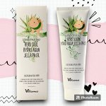Elizavecca Маска д/лица АЛОЭ и КОЛЛАГЕН Milky Piggy Herb Soul Hydro Aqua Jella Pack, 250 мл